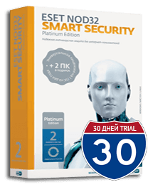 Пробная 30 дневная версия ESET NOD32 Smart Security 7